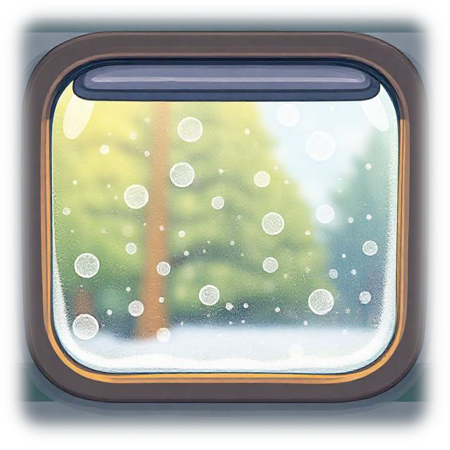 Condensation inside caravan window